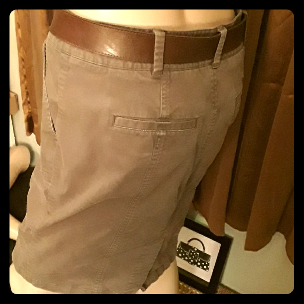 Loft Khaki Skirt
